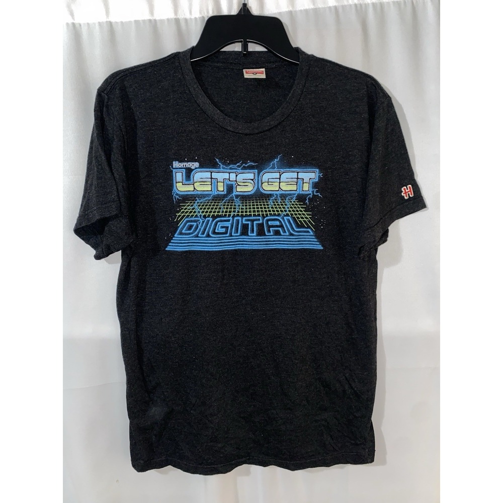 Homage Lets‎ Get Digital T Shirt Medium